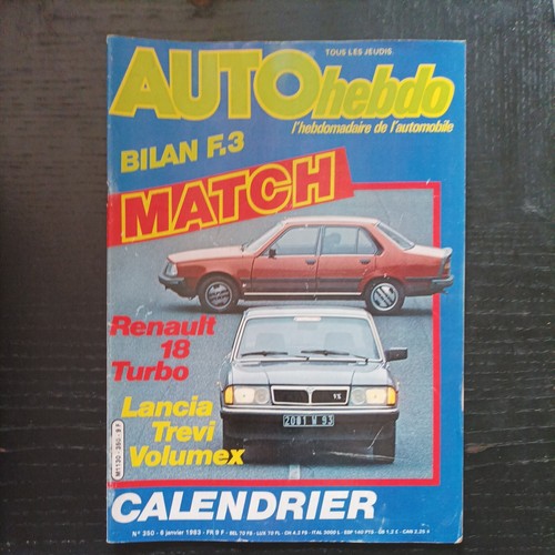 Auto hebdo 350 renault - auto, 18