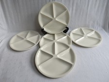 5 assiettes à fondue en
