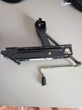 Car Pantograph Jack with Crank and Black Case - Used Functional