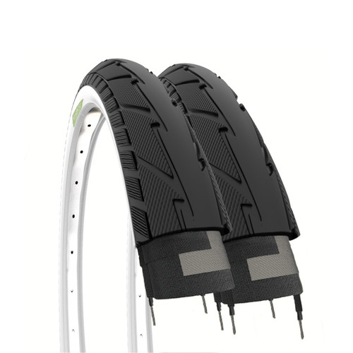 Pneus 75 blancs - 2, gomme