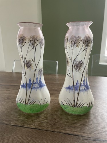 Ancienne paire vases en - ancienne,