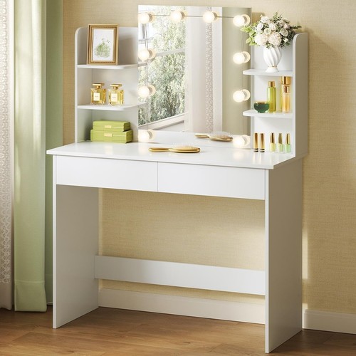 Coiffeuse avec miroir - coiffeuse,