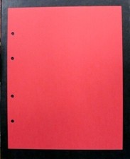 LOT DE 20 INTERCALAIRES ROUGE