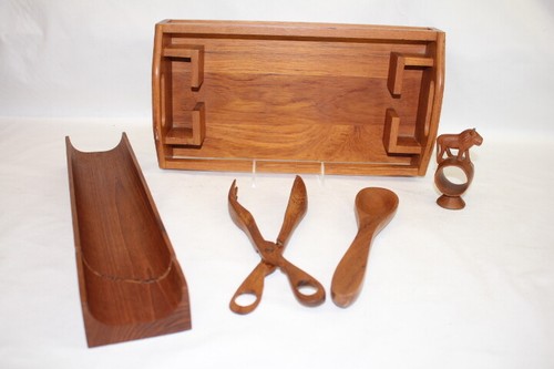 Teak wood mid century - wood, mid-century