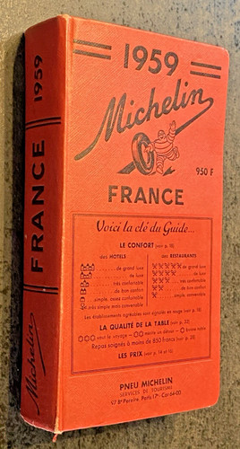 Guide michelin rouge 1959 - michelin,