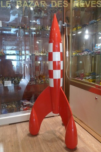 Aroutcheff tintin fusée - aroutcheff., tintin.