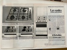 Vintage 1982 Scholtes Stove Press Advertising