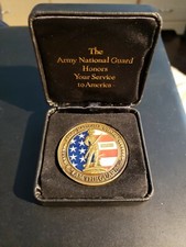 Army National Guard Honor Service America I Am The Guard Coin Medal Victory (k1)
