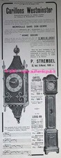 WESTMINSTER CARILLON Gothic Poster Advertising 1910 Advertising