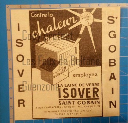 Laine verre isover - laine,