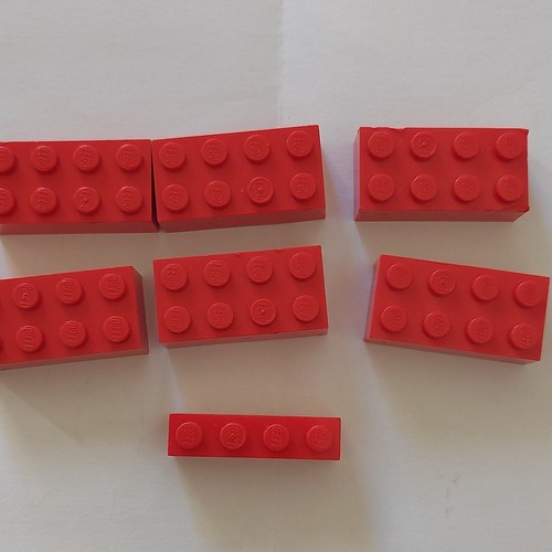 Lego briques rouges 2x4 réf - briques,