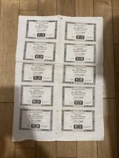 UNE PLANCHE  10 ASSIGNAT  DE DIX LIVRES 1792 SIGNE