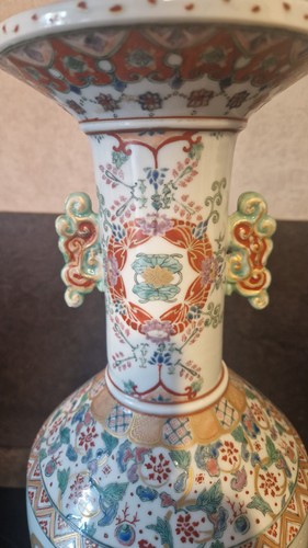 Vase chinois ancien porcelaine - vase,