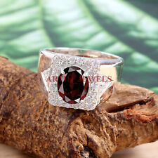 Naturel Gemme Grenat Avec 925