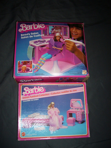 Lot boites barbie salon de - 2,