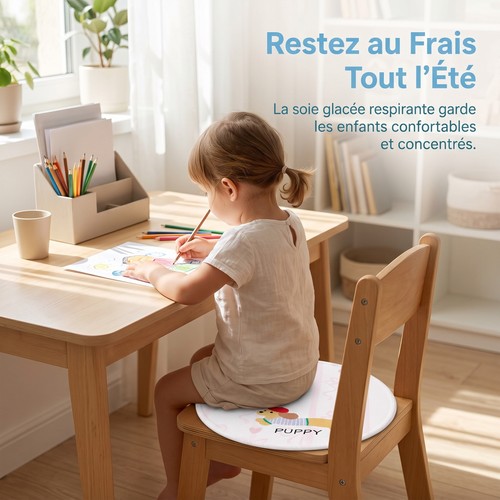 Coussin enfant chaise motif - coussin,