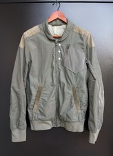 Blouson bombardier militaire Diesel — homme taille M, vert, nylon/coton multi...