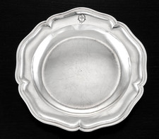 Joseph TEISSERE : Rare Plat rond en Argent massif Aix MARSEILLE 1777 