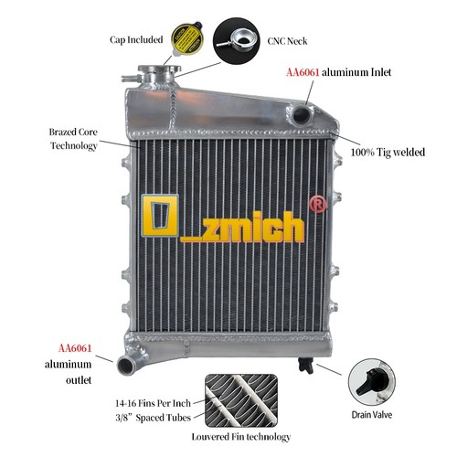 Aluminum radiateur pour - aluminum,