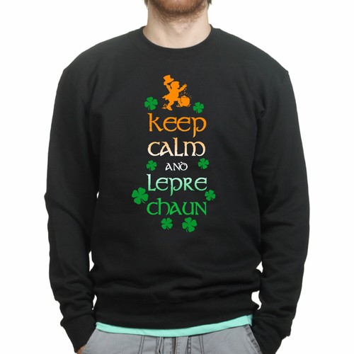 Keep calm leprechaun - calm, st