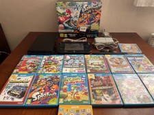 LOT CONSOLE NINTENDO WII U + 15 JEUX MARIO TOAD DONKEY KONG YOSHI + BOITE