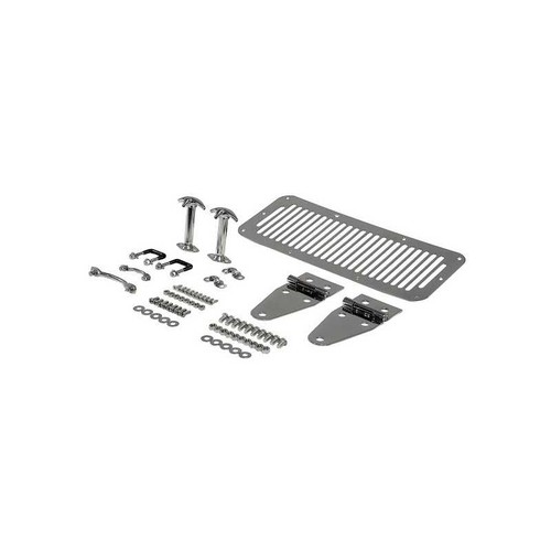 Accessoire capot inox jeep - inox, cj7