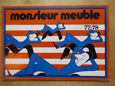 ADVERTISING CATALOG MONSIEUR MEUBLE 1977 1978 FURNITURE LIVING ROOM BEDROOM KITCHEN