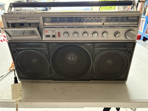 Boombox vintage philips d8444 - philips,