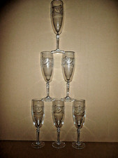 6 flutes a champagne 17 cl
