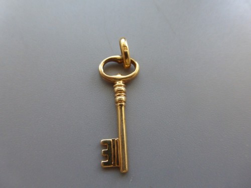 Pendentif clée neuf plaqué - pendentif,
