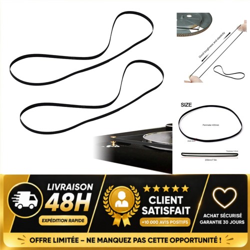 Lot courroies platine - lot, 2