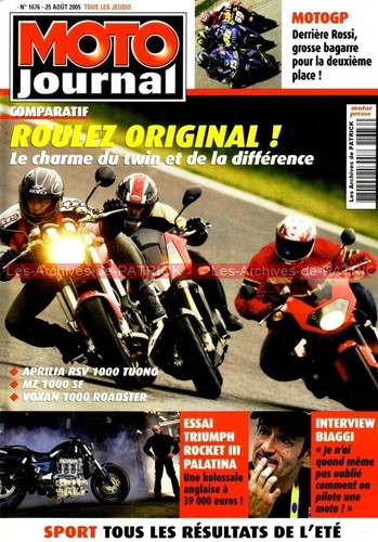 Moto journal 1676 voxan 1000 - moto,