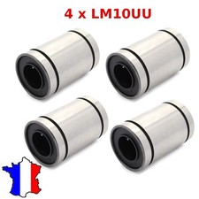 4x Roulement linéaire LM10UU