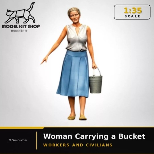 Figurine ww2 femme - 1:35,