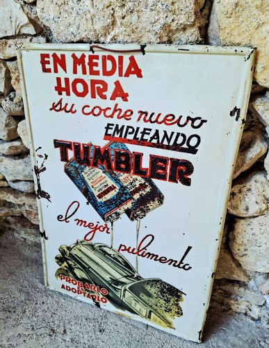 Tôle publicitaire originale - tôle,