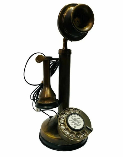 Ancien cadran rotatif bougeoir - ancien,
