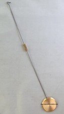 balancier à fil soie pour pendule ancienne très belle finition haut de gamme 21g