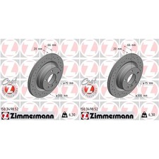 2x ZIMMERMANN Disques de Frein