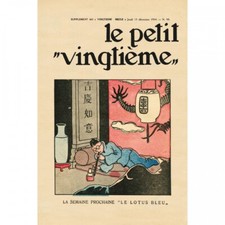 Poster de couverture Tintin Le