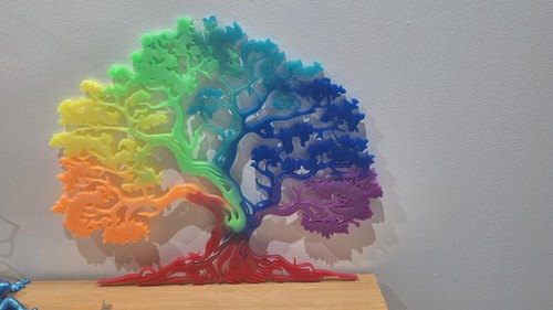Grand arbre vie chakra - arbre, de