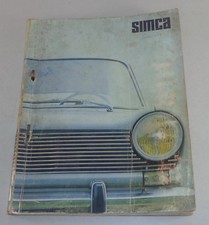 Cushion pattern + color pattern Simca 1000 / 1300 / 1500 stand 1966