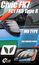 For Honda Civic FK7 FC1 FK8 Type R MU Type Forged Carbon Side Mirror Cover
