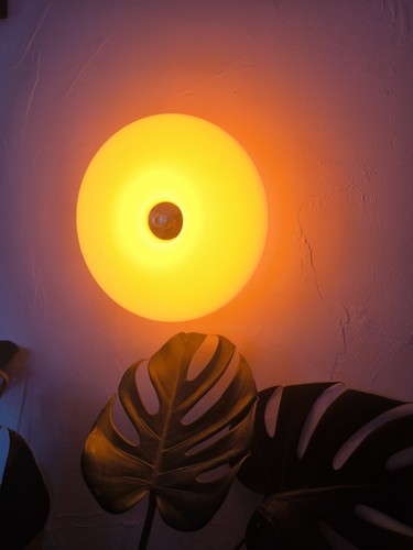 Lampe donut orange tactile - donut,