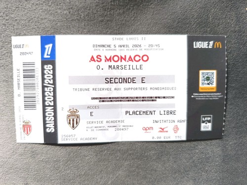 Ticket monaco vs - om,