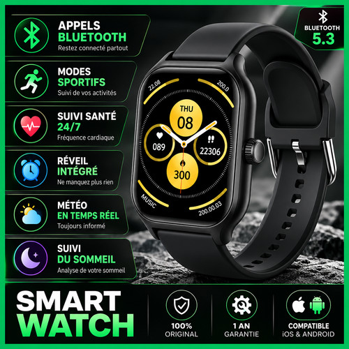 Montre connectée 83 - ✅, 1,83"