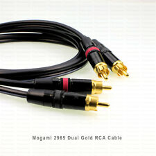 MOGAMI 2965 Dual RCA Hi-Fi Stereo Cable with NEUTRIK RCAs. Choose your length.