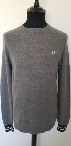 Pull gris fred perry - gris,