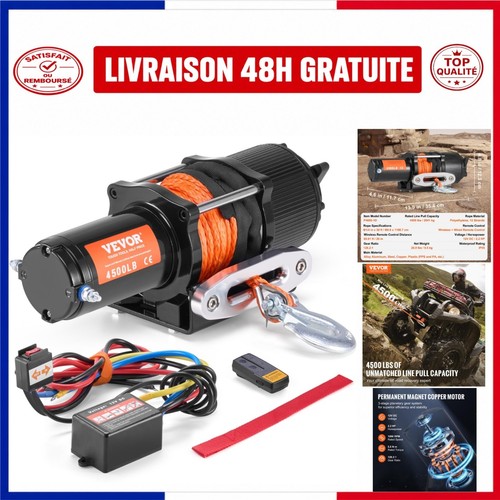 Treuil électrique vevor 12v - treuil,