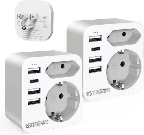 Adaptateur prise usa - 1,