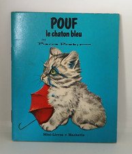 Mini Livre Enfant POUF Le Chaton Bleu 1976 Hachette